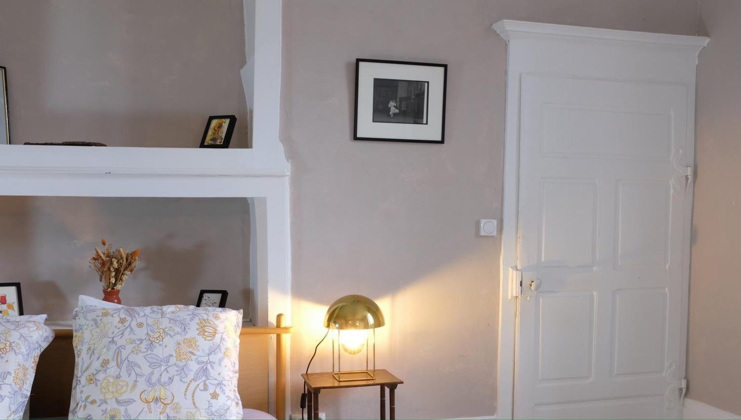 Détail de la décoration de la chambre